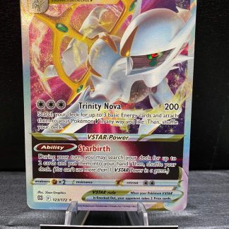2022 Pokemon Arceus Vstar Brilliant Star Full Art 123 of 172 Holo Mint