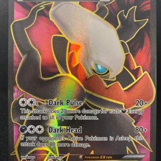2016 Pokemon Darkrai EX Full Art XY Breakpoint 118 of 122 Holo Moderately Played