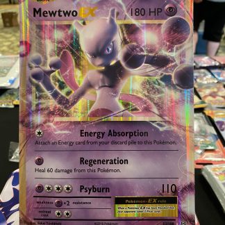 2016 Pokemon Mewtwo EX Jumbo Card 52 of 108 Holo Mint