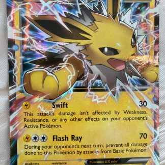 2016 Pokemon Jolteon EX Full Art XY Generations 28 of 83 Damaged
