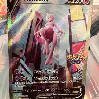 2022 Pokemon Mewtwo V Alternate Full Art Pokemon Go 072 of 078 Holo Mint