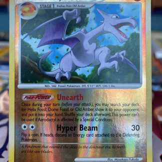 2009 Pokemon Aerodactyl Platinum Arceus 13 of 99 Reverse Holo Near Mint