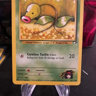 2000 Pokemon Erika's Bellsprout Gym Heroes 76 of 132 Lightly Played
