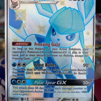 2019 Pokemon Glaceon GX Full Art Hidden Fates SV55 of SV94 Shiny Holo Mint