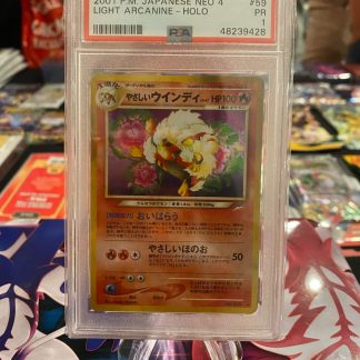 2001 Japanese Light Arcanine Neo 4 #59 PSA 1 Poor