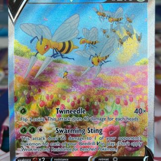 2022 Pokemon Beedrill V Full Art Astral Radiance 161 of 189 Holo Mint