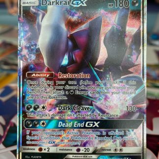 2017 Pokemon Darkrai GX Full Art Burning Shadows 88 of 147 Holo Mint