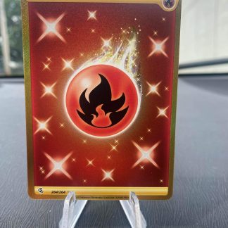 2021 Pokemon Fire Energy Fusion Strike 284 of 264 Holo Mint