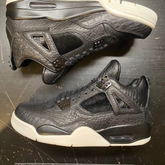 2016 Nike Air Jordan IV Retro Pony Hair Black Men