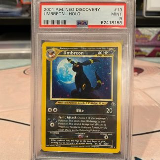 2001 Pokemon Umbreon Neo Discovery #13 PSA 9 Holo Mint