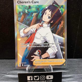 2022 Pokemon Cheren's Care Full Art  Brilliant Stars 168 of 172 Holo Mint