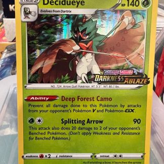 2020 Pokemon Decidueye Sword & Shield Darkness Ablaze SWSH035 Holo Mint