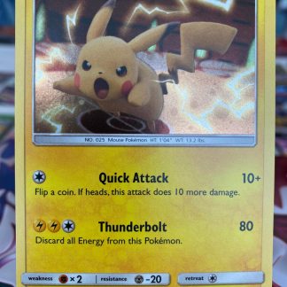 2019 Pokemon Pikachu Black Star Promo SM227 Holo Mint