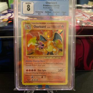 2016 Pokemon Charizard Evolutions 11 of 108 Holo CGC 8 Near Mint/Mint