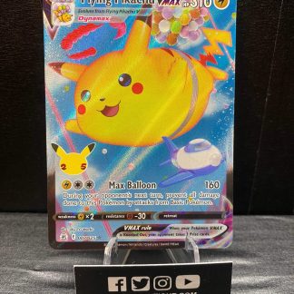 2021 Pokemon Flying Pikachu Vmax Full Art 25th Anniversary Celebrations 007 of 025 Holo Mint