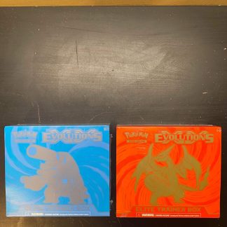 2016 Pokémon TCGXY Evolutions Elite Trainer Box Charizard and Blastoise Lot