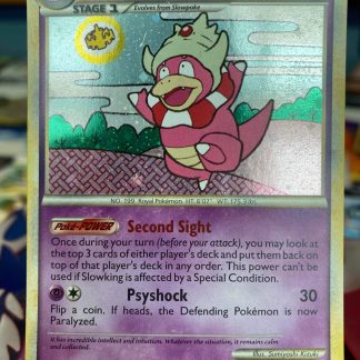 2010 Pokemon Slowking Heart Gold Soul Silver 12 of 123 Holo Lightly Played