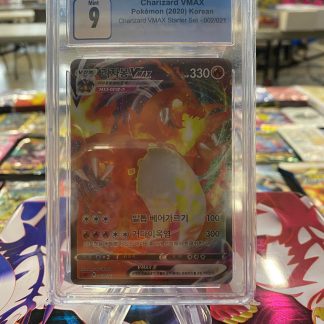 2020 Korean Pokemon Charizard Vmax Starter Kit 002 of 021 Holo CGC 9 Mint