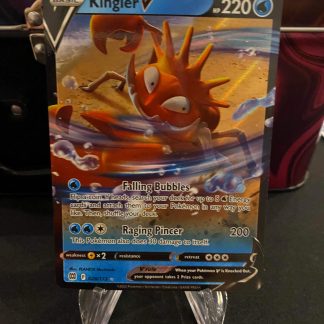 2022 Pokemon Kingler V Brilliant Stars 028 of 172 Holo Mint