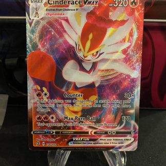 2020 Pokemon Cinderace Vmax Full Art Revel Clash 036 of 192 Holo Mint