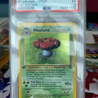 1999 1st Edition Pokemon Vileplume Jungle Holo #15 PSA 5 Excellent