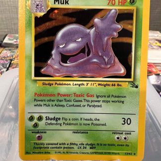 1999 Pokemon Muk Jungle 13 of 62 Holo Near Mint
