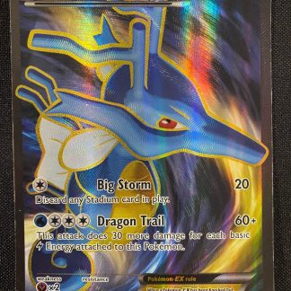 2016 Pokemon Kingdra EX Full Art XY Fates Collide 122 of 124 Holo Damaged