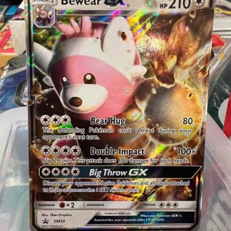 2017 Pokemon Bewear GX Full Art Black Star Promo SM34 Holo Mint