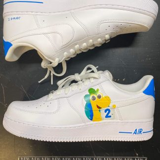 2021 Nike Air Force 1 Low Jwong 2nd Year Anniversary Hellosaurus Custom White Men