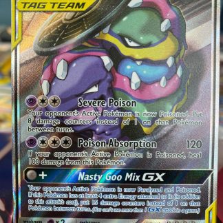 2019 Pokemon Muk & Alolan Muk GX Alternate Full Art Unbroken Bonds 197 of 214 Mint
