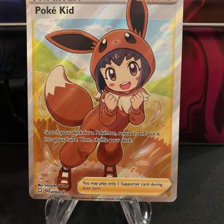 2021 Pokemon Poke Kid Supporter Full Art Shinning Fates 070 of 072 Holo Mint