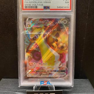 2020 Pokemon Aegislash Vmax Sword & Shield Vivid Voltage #127 PSA 7 Near Mint