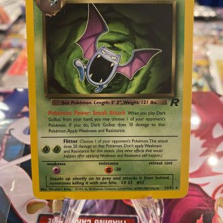 2000 Pokemon Dark Golbat Team Rocket 24 of 82 Non Holo Mint