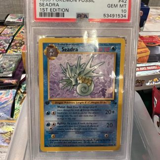 1999 1st Edition Pokemon Seadra Fossil #42 PSA 10 Gem Mint