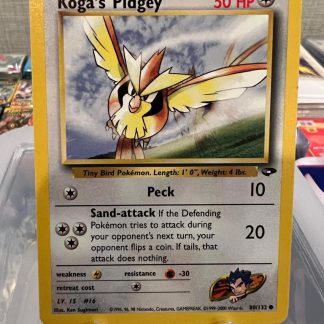 2000 Pokemon Koga's Pidgey Gym Challenge 80 of 132 Near Mint
