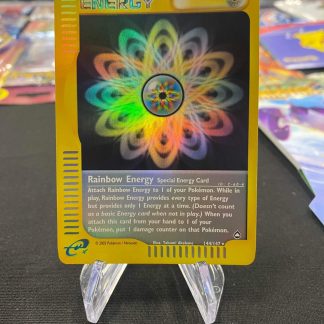 2002 Pokemon Rainbow Energy Aquapolis 144 of 147 Reverse Holo Mint