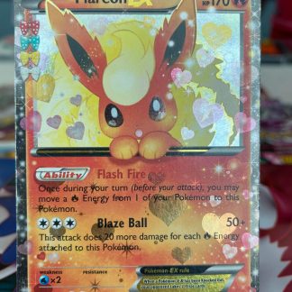 2016 Pokemon Flareon EX Generations Radiant RC6 of RC32 Holo Moderately Played