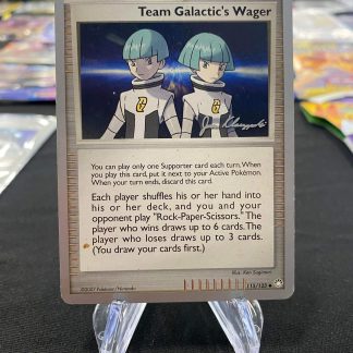 2007 Pokemon Team Galactic's Wager Supporter Mysterious Treasures 115 of 123 Near Mint