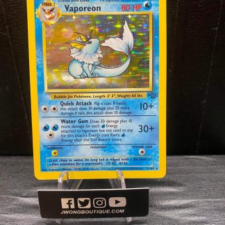 1999 Pokemon Vaporeon Jungle Set Holo 12 of 64 Lightly Played