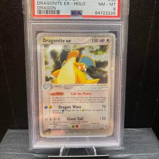 2003 Pokemon Dragonite EX #90 Holo EX Dragon PSA 8 Near Mint/Mint