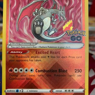 2022 Pokemon Radiant Charizard Pokemon Go 011 of 078 Reverse Holo Mint