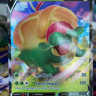 2021 Pokemon Appletun V Full Art Fusion Strike 026 of 264 Mint