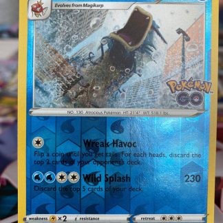 2022 Pokemon Gyarados Pokemon Go 022 of 078 Reverse Holo Mint