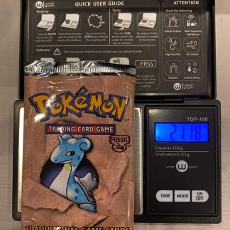 1999 Pokemon Fossil Aerodactyl & Lapras Booster Pack Sealed Heavy