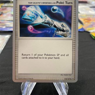 2009 Pokemon Team Galactic's Invention G-105 Poke Turn Trainer Platinum 118 of 127 Mint