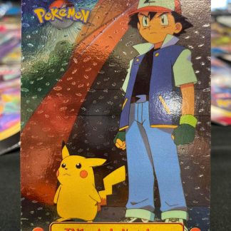 1999 Pokemon Topps Ash Ketchum Series 1 Character Cards #TV1 Lightly Played