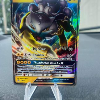 2018 Pokemon Raikou GX Full Art Sun & Moon Black Star Promo SM121 Holo Mint