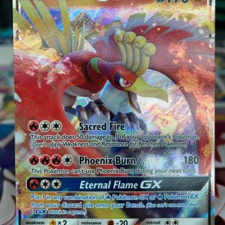 2017 Pokemon Ho-Oh GX Full Art Black Star Promo SM57 Holo Mint