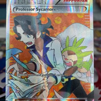 2016 Pokemon Professor Sycamore Trainer Full Art Steam Siege 114 of 114 Holo Mint