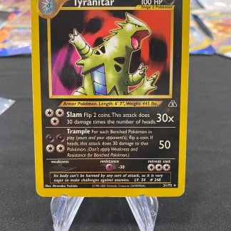 2001 Pokemon Tyranitar Neo Discovery 31 of 75 Lightly Played